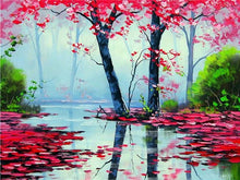 Load image into Gallery viewer, AZQSD DIY 50x40cm Paint By Numbers For Landscapes Home Decoration Oil Painting By Numbers Full Set For Adults