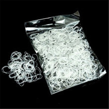 Load image into Gallery viewer, 1000pcs/pack Transparent Hair Elastic Rope Rubber Band for Women Girls Bind Tie Ponytail Holder Accessories Hair Styling Tools
