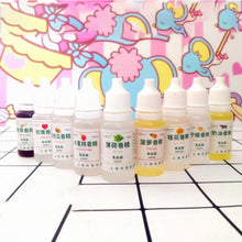 Load image into Gallery viewer, 10ml Fruit Flower Flavor Edible Flavoring Essence Practical DIY Craft Food Flavor For Slime Crystal Mud Handcraft Slime Supplies

